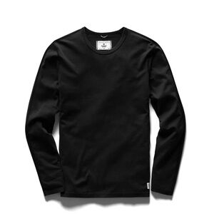 Reigning Champ L/S Cotton Jersey crewneck | Medium In Black